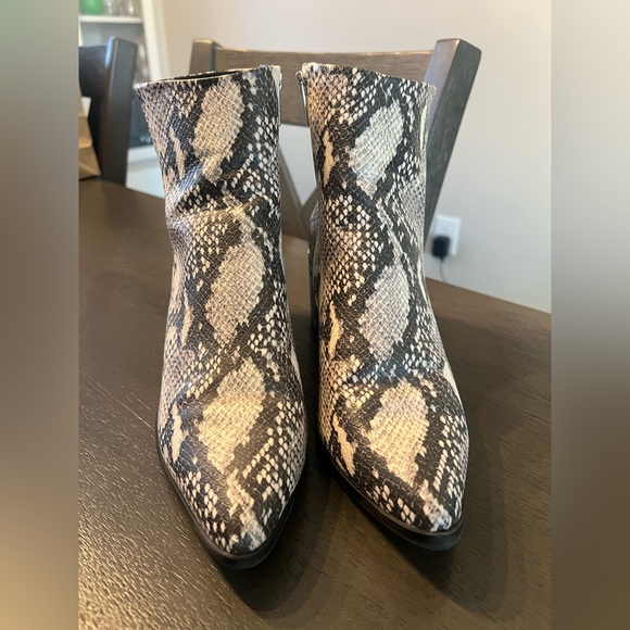 Steve Madden Snakeskin Booties - Picture 2 of 3